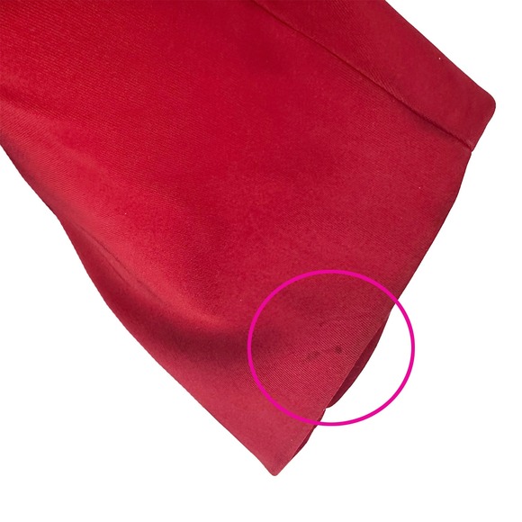 LONDON FOG Women's Hooded Water Resistant Trench Coat • XL • red, silver toggles - Picture 7 of 11